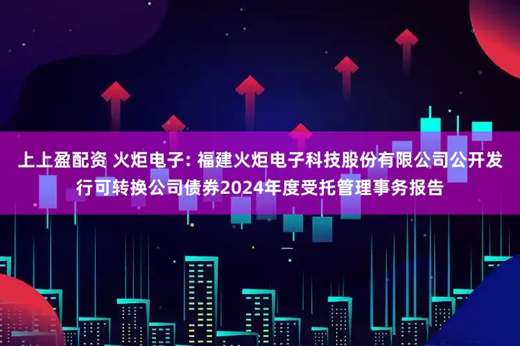 上上盈配资 火炬电子: 福建火炬电子科技股份有限公司公开发行可转换公司债券2024年度受托管理事务报告